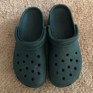 Teal Crocs